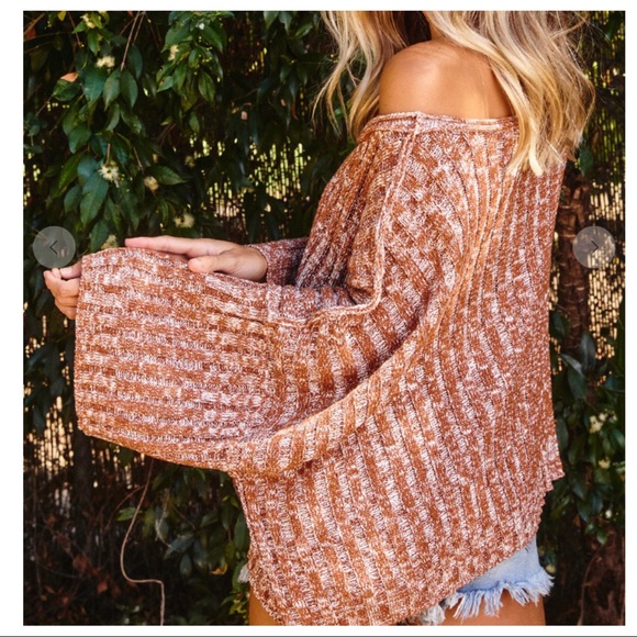 43 Bohemian chic Wide Sleeves Dolman Sweater - Picture 6 of 6